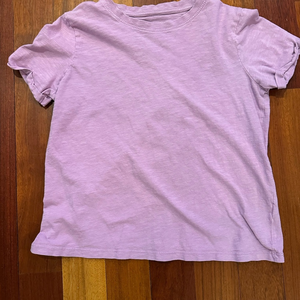 Primark Lilac Short Sleeve Kids Tee Purple Tees - Short Sleeve Size 11-12